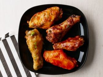 Mango-curry wings