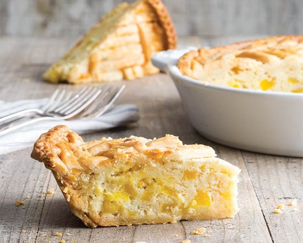 Mango frangipane pie [frangipane]