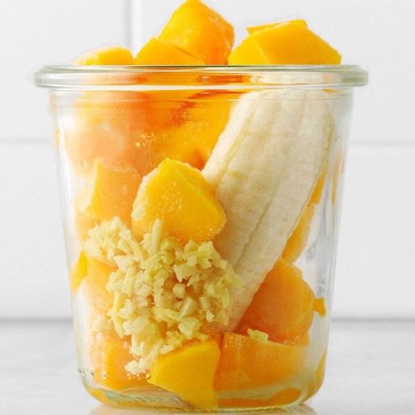 Mango-ginger smoothies