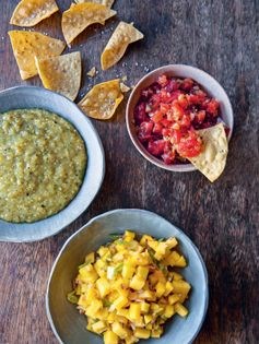 Mango habanero salsa