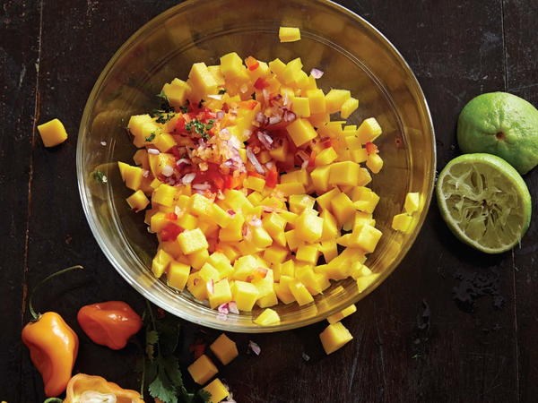 Mango-habanero salsa