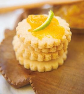 Mango jam with lime