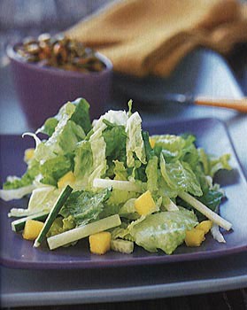 Mango jícama chopped salad