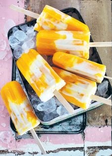Mango lassi iceblocks