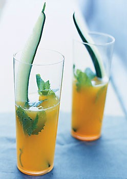 Mango mint sparklers
