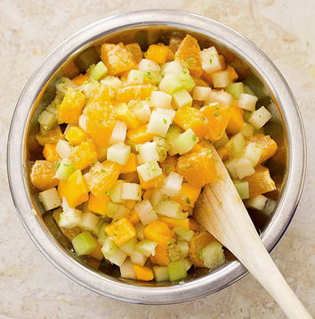 Mango, orange, and jicama salad