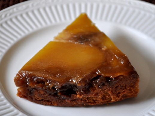 Mango pineapple upside-down cake