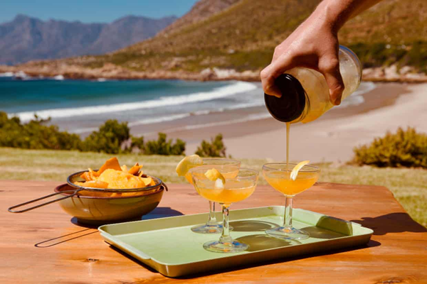 Mango pit-infused vodka
