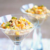 Mango rice pudding (Kheer) 