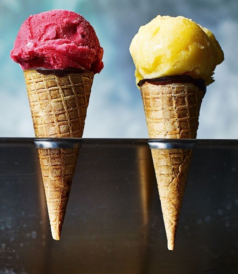 Mango sorbet