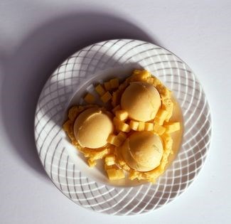 Mango sorbet