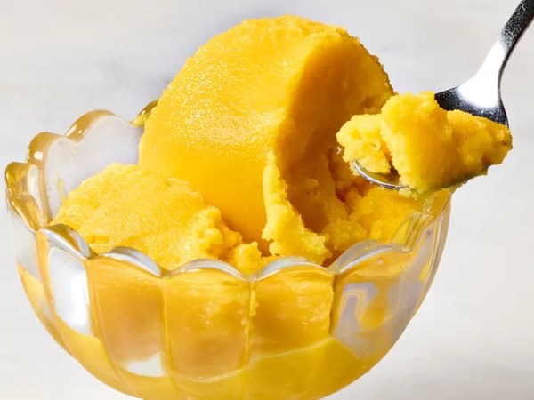 Mango sorbet 