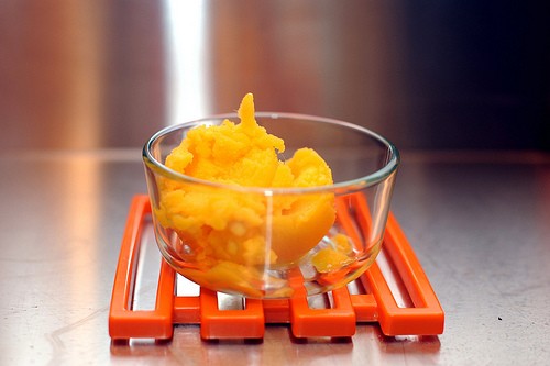 Mango sorbet