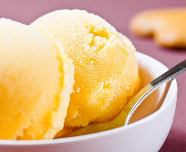 Mango sorbet (Sorbet à la mangue)