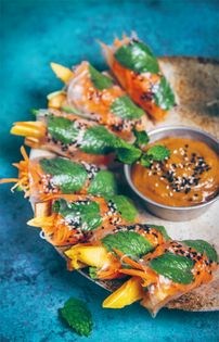 Mango summer rolls