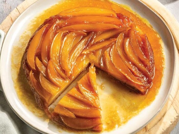 Mango tarte Tatin [rough puff pastry]