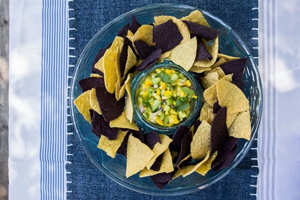 Mango tomatillo salsa