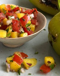 Mango-tomato salsa