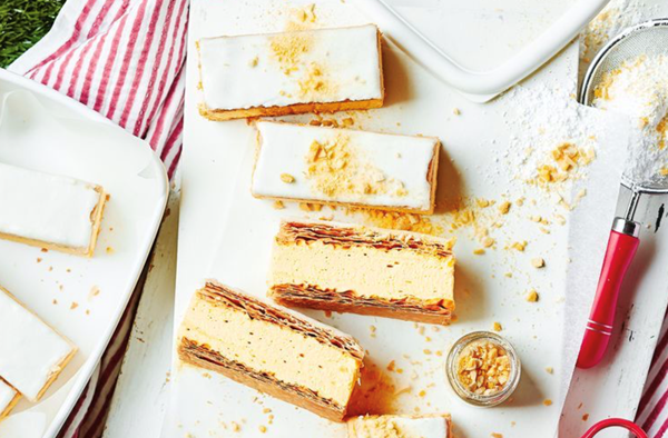 Mango vanilla slice
