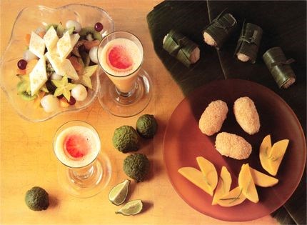 Mangoes with sticky rice