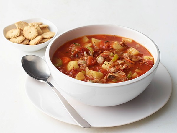 Manhattan clam chowder