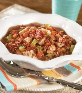 Manhattan clam chowder
