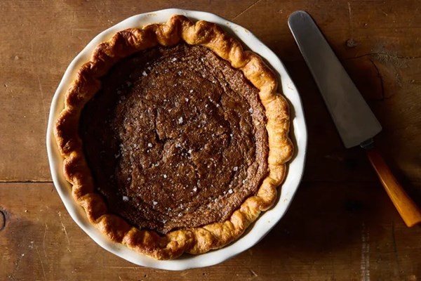 Maple & milk chocolate chess pie