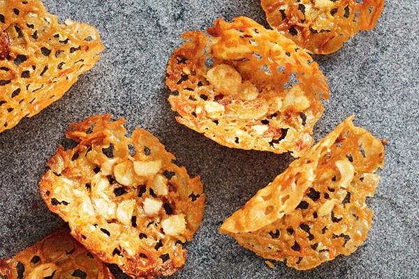 Maple almond tuiles