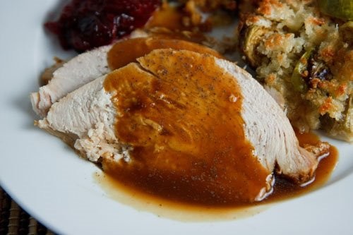 Maple and chipotle roasted turkey breast