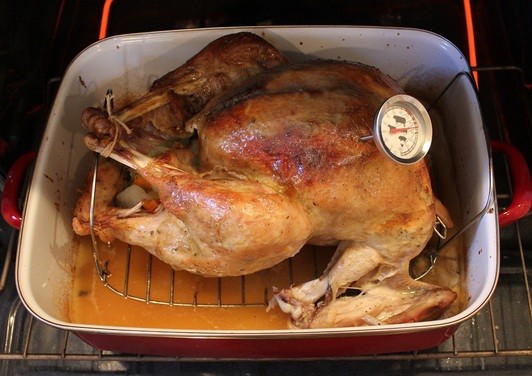 Maple and mustard glazed turkey with killer gravy