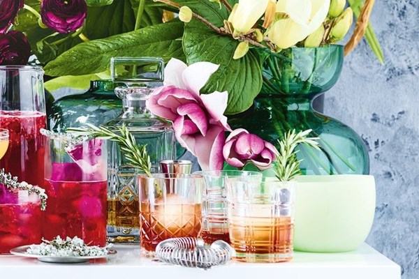 Maple and rosemary old fashioned