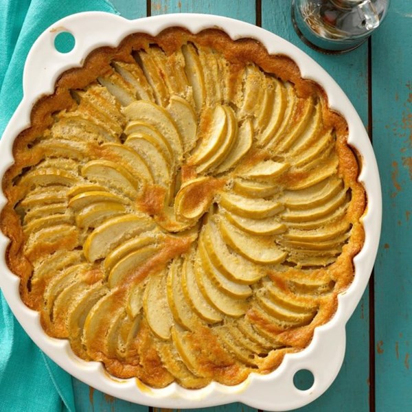 Maple-apple clafouti