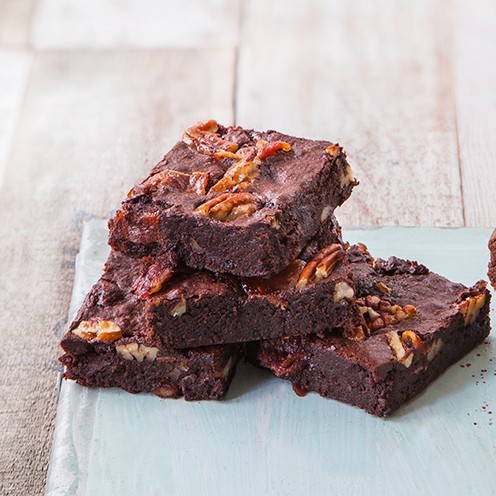 Maple, bacon and pecan brownies