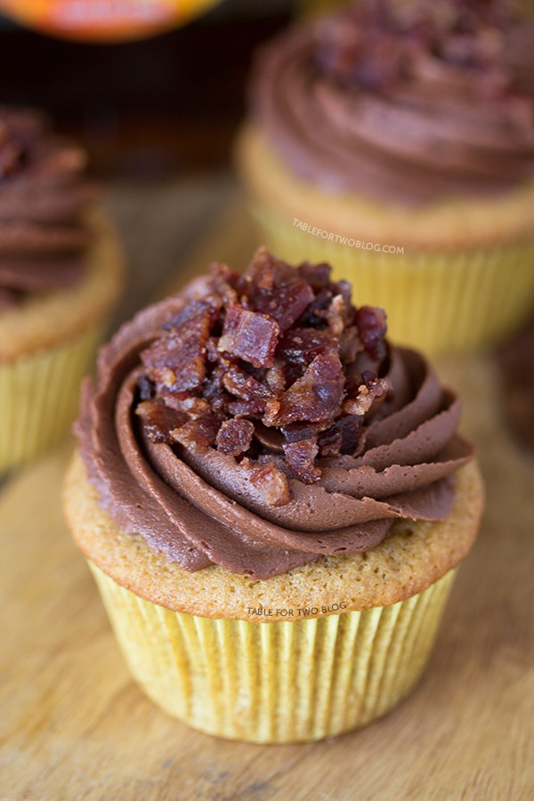 Maple bacon cupcakes