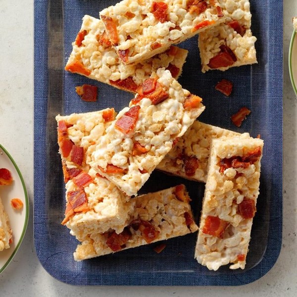 Maple bacon [Krispies treats]