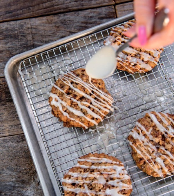 Maple bacon oatmeal cookies 