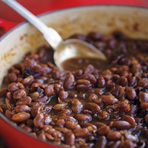 Maple baked beans