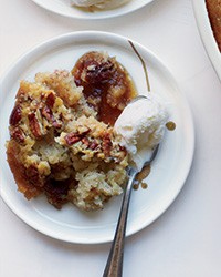 Maple-bourbon banana pudding cake
