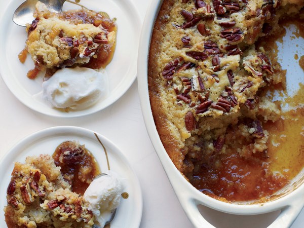 Maple-bourbon banana pudding cake [Grace Parisi]