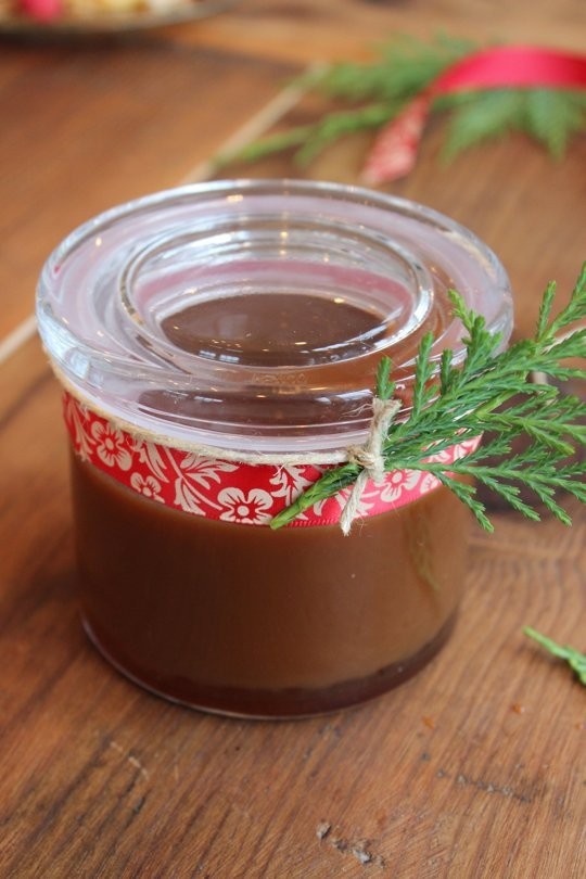 Maple bourbon caramel sauce
