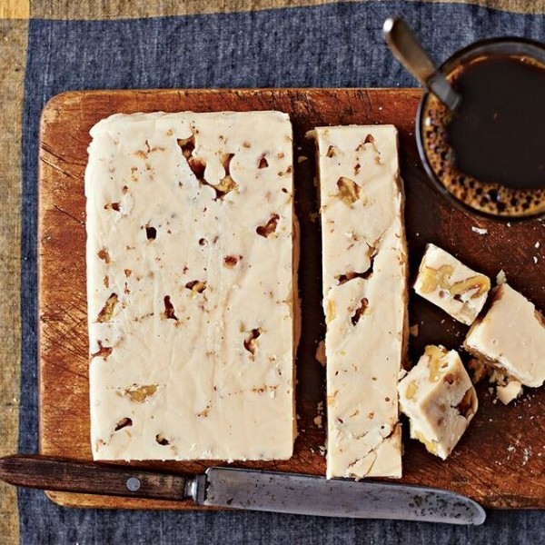 Maple bourbon fudge