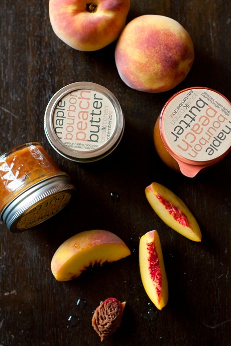 Maple bourbon peach butter