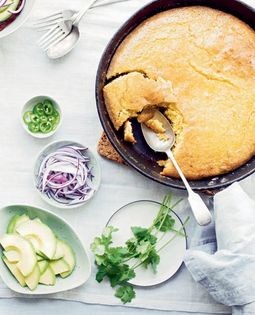Maple butter cornbread