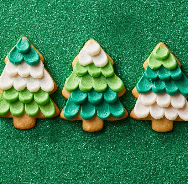 Maple buttercream cutouts