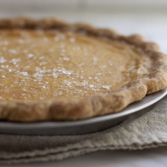 Maple buttermilk pie