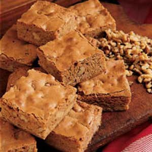Maple butterscotch brownies