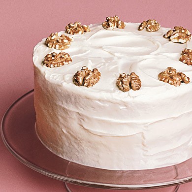 Maple cake with maple syrup frosting