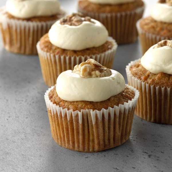 Maple carrot cupcakes