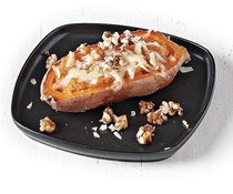 Maple-cheddar twice-baked sweet potatoes