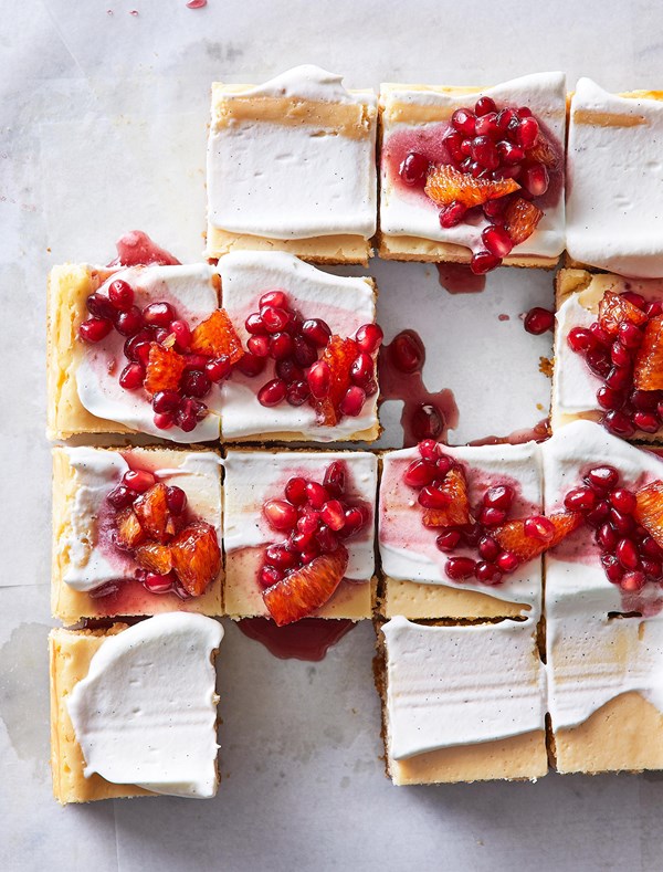 Maple cheesecake with vanilla bean whipped cream